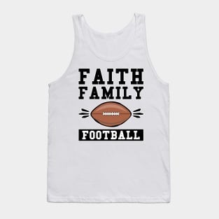 Faith Family Football Tank Top